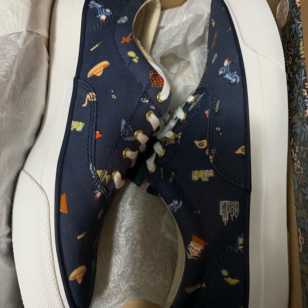 Brand new in box Rifle Paper Co Keds Size 7
